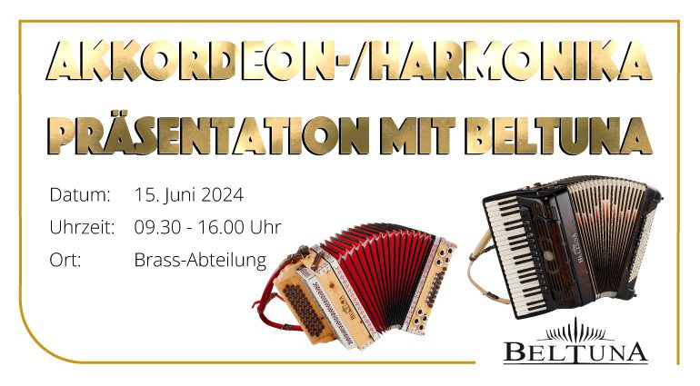 Akkordeon Harmonika Beltuna Thomann Event