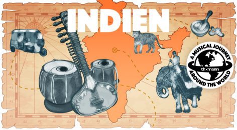 Indien Musik Instrumente