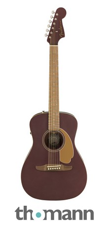 fender malibu player burgundy satin