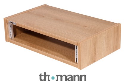 Thon Studio Desktop 2U oak – Thomann UK - Racks