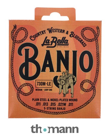 la bella banjo strings