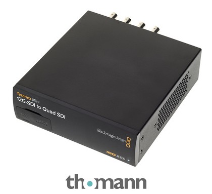 Blackmagic Design Teranex Mini 12G-SDI -Quad SDI – Thomann UK