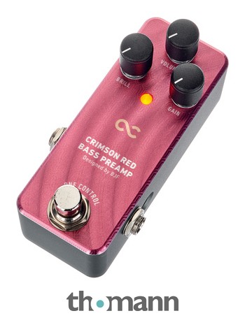 One Control Crimson Red Bass Preamp – Thomann United States