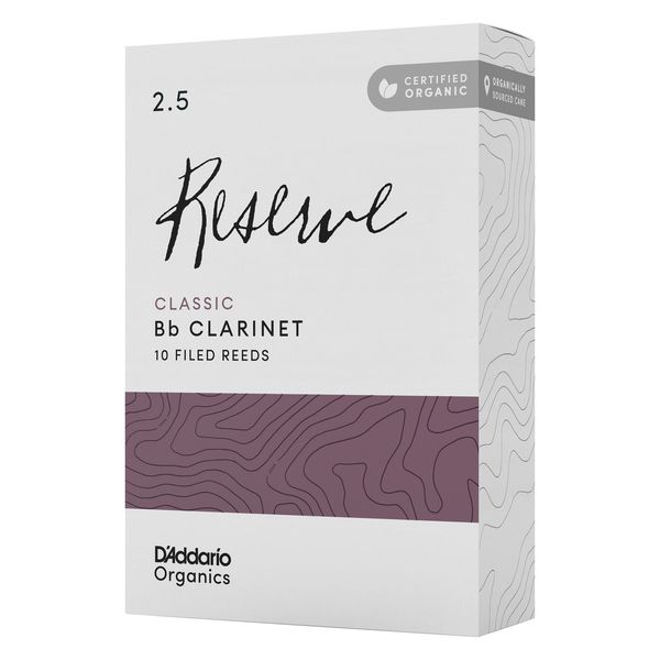 DAddario Woodwinds Organic Reserve Cl. CLAR 2.5