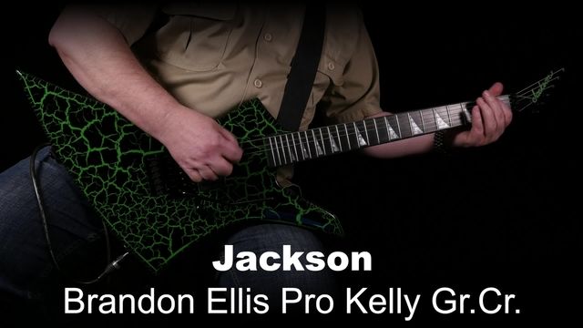 Jackson Pro Series Signature Brandon Ellis Kelly, Green Crackle - Peach  Guitars